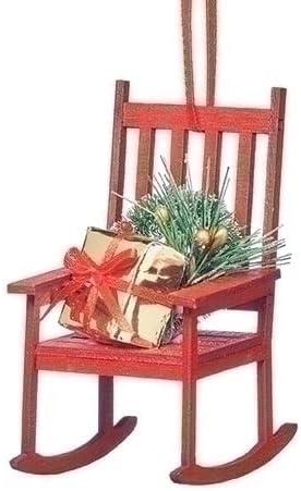Roman Holiday Tradition Rocking Chair Hanging Ornament, 5-inch Height, Christmas Decoration