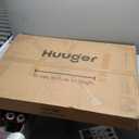 Huuger 63 x 24 inch Desk with Power Outlets & USB-C, Deeper & Thicker Desktop, Robust Metal Tubes, Computer Desk, Heavy Duty Office Desk, Work Gaming Desk, for Home Office, Black