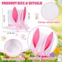 Glitopper Bunny Ear Top Hat Bunny Ears Rabbit Hat for Women Cute Rabbit for Carnival Easter Halloween Party Cosplay Accessory
