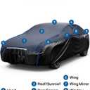 JOYTUTUS Hail Protector Car Cover for Sedan (186-193 in), Thick EVA Padded Anti-Hail Cover, Waterproof All Weather Hail Protection Car Cover