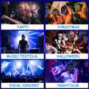 COOLGUARDER Led Mask with Gesture Sensing, Light up Face Transforming Mask for Halloween Xmas Costume Party