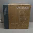 Sweetcrispy Office Computer Desk Chair, Ergonomic High-Back Mesh Rolling Work Chairs with Wheels and Adjustable Headrests, Comfortable Lumbar Support, Comfy Flip-up Arms for Home, Bedroom, Study,Black