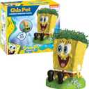Chia Pet Spongebob with Seed Pack, Decorative Pottery Planter, Easy to Do and Fun to Grow, Novelty Gift, Perfect for Any Occasion