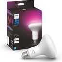 Philips Hue Smart 85W BR30 LED Bulb- White and Color Ambiance Color-Changing Light- 1 Pack- 1200LM- E26 - Indoor - Control with Hue App- Works with Alexa, Google Assistant and Apple Homekit