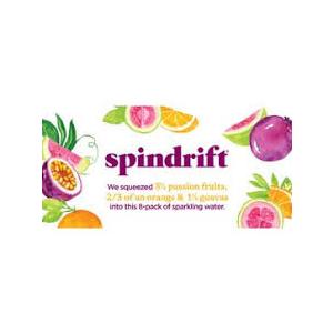 Spindrift Sparkling Water, 24 Cans Variety Pack, Best By: 11/02/2026 (3 Flavours, Lime, Orange And Maraquia, Lime And Orange,  3 Packs of 8 Cans)