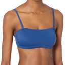 Amazon Essentials Womens Bandeau Swim Top (X-Small, Deep Blue)