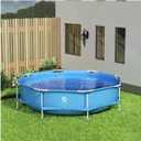 Avenlur Stainless Steel Above Ground Swimming Pool with Easy Set-Up (Pool Only) (10ft x 30in deep)