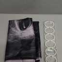 Horse Shower Curtain Rustic Farmhouse Animals Country Western Fabric Bathroom Decor Set with Hooks,(70" WX70 H) (Gray Black)