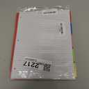 3-Hole Dotted Paper Refills, Letter Size 100Sheets / 200Pages Loose-Leaf Paper, 100gsm, White, 8.5'' x 11''