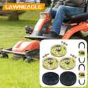 3 Pack 756-04129B Idler Pulley 4.25 with 734-0973, 954-0349 Belt, 954-04122 Belt Replaces Troy Bilt Pulley 753-08171 Idler Pulley Kit, Cub Cadet 756-04129 Idler Pulley, 753-08068