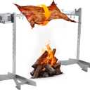 GarveeTech 46in Stainless Steel Electric Rotisserie Grill - 132LB Capacity for Whole Pig & Lamb, Charcoal Spit Roaster with 50W Motor, Outdoor Camping BBQ (46x21x36in)