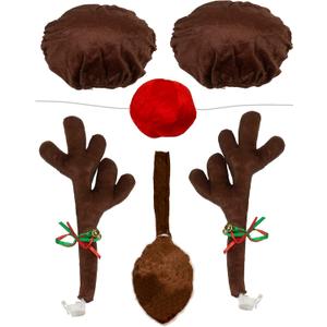 Red Co. Reindeer Antlers Christmas Kit Products (Full Kit with Ear Mirror Covers)