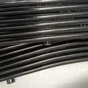 Trailer Leaf Spring 6 Leaf Double Eye 3500 lbs Cap for 7000 lbs Axle Suspension 25-1/4" Length fits for SW6 - Set 2