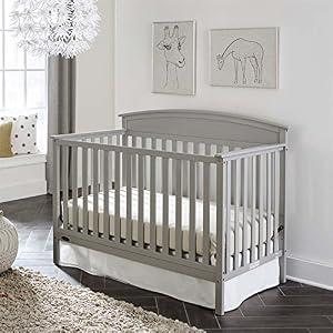 Stork Craft Graco Benton 5-in-1 Convertible Crib in Pebble Gray