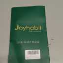 Joyhabit Silk Sleep mask | 100% Mulberry for Women Men Ultra Soft Blackout Eye Cover with Adjustable Band, Breathable No Eye Pressure, Ideal for Sleep, Travel, Naps & Meditation, Lotus Pink