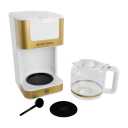 West Bend Timeless 12-Cup Programmable Coffee Maker with Brew Strength Selector for Hot and Iced Coffee, Includes 1-4 Cup Brew Option and Permanent Filter