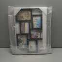 Malden International Designs Crossroads Puzzle Collage Picture Frame, 6 Option, 3-3.5x5 & 3-4x6, Black