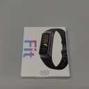 Fitness Tracker with 24/7 Heart Rate Blood Oxygen Sleep Monitor, 1.10" AMOLED Touch Screen Step Trackers Watch, IP68 Waterproof Step Counter Pedometer for Women Men (Black)