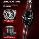 Torchbeam CV Axle Shaft Assembly Compatible with 2002-2017 Camry, 2007-2018 ES350, 2005-2016 Avalon, 2004-2006 ES330, 2004-2008 Solara, 2004-2007 Highlander, Front Right CV Axle 66-5265