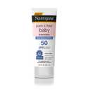 Neutrogena Pure & Free Baby Mineral Sunscreen Lotion with Broad Spectrum SPF 50 & Zinc Oxide, Water-Resistant, Hypoallergenic & Tear-Free Baby Sunscreen, 3 fl. oz, 3 pk