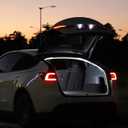 TPARTS Trunk LED Light Strip for Tesla Model Y (Including New Model Y Juniper 2025+), Silicone Waterproof Intelligent Dual-Color Switchable Interior Lighting Warm & Cool White (3000K&6000K)