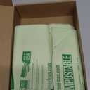 13 Gallon Tall Kitchen Compostable Trash Bags by BioBag, 48 Count, BPI Certified, Meets ASTM D6400 Standards, Made in USA, Food Scrap Bin Liners