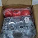 KF04060BK Body Mount Bushing Kit for Ford F250 F350 Super Duty 2008-2016 2WD 4WD Polyurethane Body Cab Mounts & Steel Sleeves & Hardware (Red)