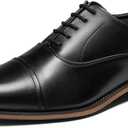Bruno Marc Men's Lace Up Soft Cap-Toe Formal Dress Shoes, 9.5