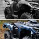 Fender Flares for Can Am Outlander 500 700 G3L/Max/PRO/Max PRO 2024-2025 Accessories, Heavy Duty Combined Full Coverage Extended Front & Rear Mud Guards Mud Flap Fender Flaps