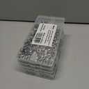 5 x 150Pieces M6-1.0mm Nylon Lock Nuts,SpzcdZa 304(A2-70) Stainless Steel LockNuts for Industrial and Construction Fasteners;Standard Metric Thread Nylock Nuts