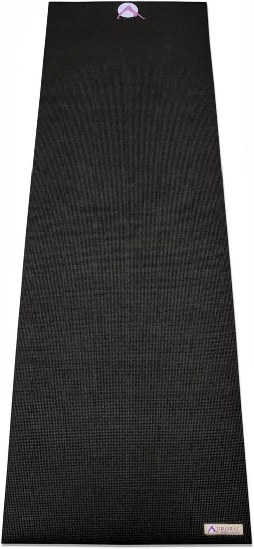 AURORAE Classic/Printed Extra Thick and Long Yoga Mat. Slip Free Rosin included