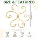 Monstera Plant Support, Durable Iron Plant Stem Supports, Plant Stabilizer & Holders for Indoor Plants, 8 Pack