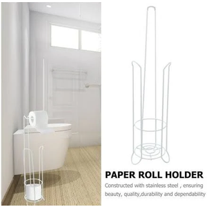 Stainless Steel Toilet Paper Roll Holder Creative Tissue Paper Stand for Bathroom and Stylish Design for Home Use