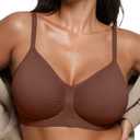 OEAK Bralettes for Women No Padding Comfortable Wireless Bras Seamless Bralette No Underwire Bra Cute Everyday Tshirt Bras M