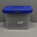Bankers Box Heavy Duty Portable Plastic File Box with Hanging Rails, Letter, 1 Pack (0086304)