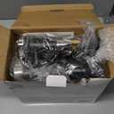 6-in-1 Immersion Blender, 1000W Hand Blender with 20 Speeds, Scratch-Resistant Stick Mixer with Whisk, Chopper, Beaker, Egg Beaters & Dough Hooks  Heavy Duty Hand Mixer, Black