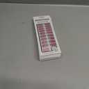 10 x Gloss Nail Strips|Uv Free|22 Pcs,Gel Nail Stickers|Long Lasting Two Weeks and Easy to Apply&Remove|Powder Blue Spot