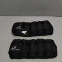 Sportneer Adjustable Ankle Weights Set - 1 Pair (2-10 lbs) Removable Sandbags for Women & Men, Comfortable Neoprene Leg Weights for Walking, Running, Pilates, Yoga, Home Workout & Physical Therapy (Black)