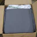 GarveeHome Extra Wide Recliner Chair - PU Leather Oversized Manual Recliner for Adults, Lazy Chair with 1.5X Sponge Comfort Arm and Back for Living Room, Bedroom (Grey)