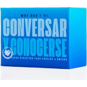 Why Don't We Conversar y Conocerse in Spanish 240 Cards with Questions, Games, Conversations & More. Fun Game for Adults and Gift for Couples.