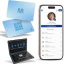 Card - Digital Business Card - Tap to Share - AI Assistant - Networking Card Powered by AI - Connect with People - Tap the NFC or Scan the QR - Compatible with iPhone & Android
