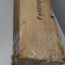 ZENPETIO 28In Folding Camping Cot for Adult, Portable Sleeping Cot with Mattress, Outdoor Heavy Duty Cot Bed for Camp with Carry Bag for Home, Office, Camp, Travel, Vacation(Max Loading 500lbs) (Gray Cot + Gray Pad)