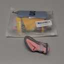 QUMY Dog Shoes for Dogs, Puppy Dog Boots & Paw Protectors for Winter Snowy Day, Summer Hot Pavement, Waterproof in Rainy Weather, Ourdoor Walking, Indoor Hardfloors Skid-Resistant Sole Pink, Size 3