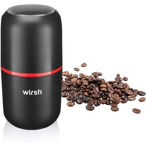 Wirsh Coffee Grinder-Electric Coffee Grinder with Stainless Steel Blades, Coffee and Spice Grinder with Powerful Motor and 4.2oz. Large Capacity for Coffee Beans,Herbs,Spices, Peanuts,Grains and More