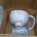 Brita Large Water Filter Pitcher for Tap and Drinking Water, Includes 1 Standard Filter, BPA-Free, Lasts Two Months, 10-Cup Capacity, Bright White