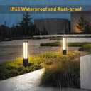 Landscape Path Light, Aluminum 8W 800LM Luxury LED Lighting, 32 Inches Modern Outdoor Bollard Lighting for Lawn, Patio, Courtyard and Driveway Decoration, 32" AC100-240V