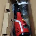 Enhulk Pool Vacuum for Above Ground Pool, 2025 Upgraded Pool Vacuum with A Telescopic Pole, 18.5 Gal/Min Powerful Suction, 80Mins Runtime, Effortlessly Cleans Debris Underwater (Red)