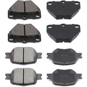cciyu D817 D823 Front & Rear Ceramic Disc Brake Pads Kit For Toyota Celica 2000-2005 8PCS