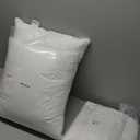 Utopia Bedding Throw Pillows (Set of 4, White)  18 x 18 Inches Down Alternative Pillows for Bed, Sofa, and Couch - Fluffy Decorative Stuffer Pillow for Indoors & Outdoors