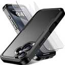 for iPhone 17 Case [Shockproof] [Dropproof] [Heavy Duty Protection] [Pocket-Friendly] Slim & Tough Non-Slip Protective Phone Cover for iPhone17 6.3inch, Black